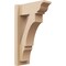 Ekena Millwork 5 1/2-in W x 12-in D x 20-in H Balboa Trad Rough Cedar Woodgrain TimberThane Outlooker, Primed Tan OUTUR055X12X20BOA04RCPR - alternate 1